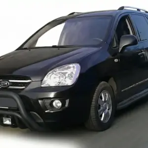 Кенгурятник WT002 Black (нерж) для KIA Carens 1999–2012