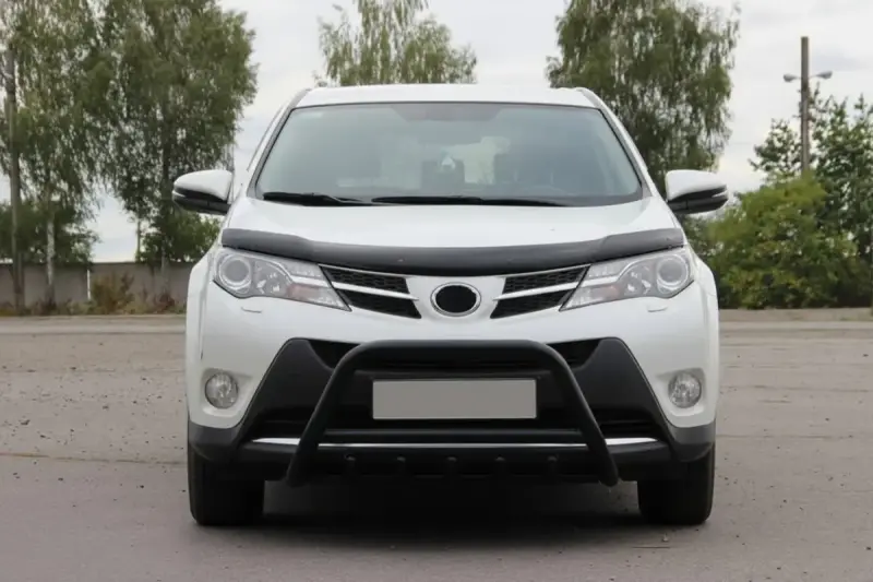 Кенгурятник WT003 Black (нерж) для Toyota Rav 4 2013–2018