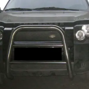 Кенгурятник QT008 (нерж) для LandRover Land Rover Freelander II 2006–2014