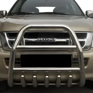 Передній захист QT007 (нерж.) для Isuzu D-Max 2011–2019