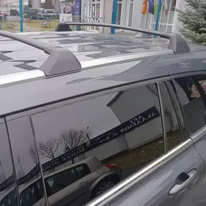 Багажник (поперечини) на інтегровані рейлінги OEM (Алюміній, 2 шт) для Toyota Highlander 2019–