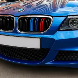 Ніздрі M-Look (для E-90/91 2008-2011, M-Color з хром окантовкою) для BMW 3 серія E90/E91 2005–2011