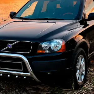 Кенгурятник WT004 (нерж) для Volvo XC90 2002–2014