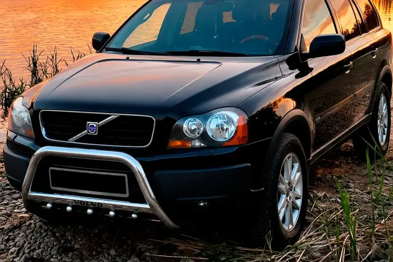 Кенгурятник WT004 (нерж) для Volvo XC90 2002–2014