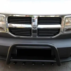 Передня дуга QT006 Black (нерж.) для Dodge Nitro 2006–2011