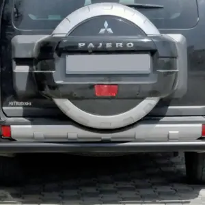 Задня дуга AK002 Black (нерж.) для Mitsubishi Pajero Wagon III 1999–2006