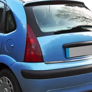Накладка нижньої кромки багажника (нерж) для Citroen C-3 2002–2009