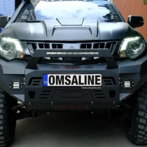 Передній бампер з захистом картеру Dakar (2015-2019) для Mitsubishi L200 2015–2024