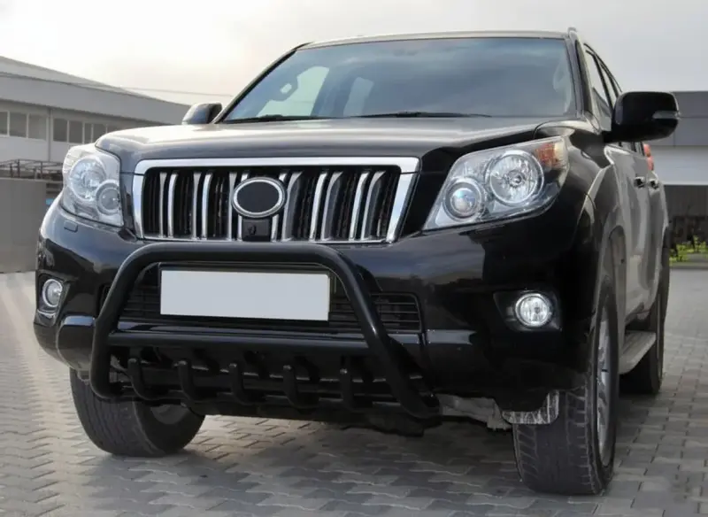 Кенгурятник WT003 Black (нерж) для Toyota Land Cruiser Prado 150 2009–2023