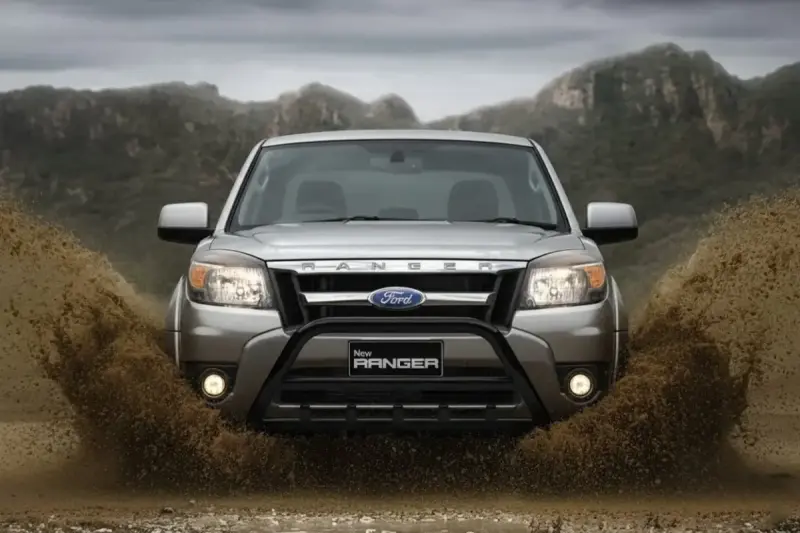 Кенгурятник WT003 Black (нерж) для Ford Ranger 2007–2011