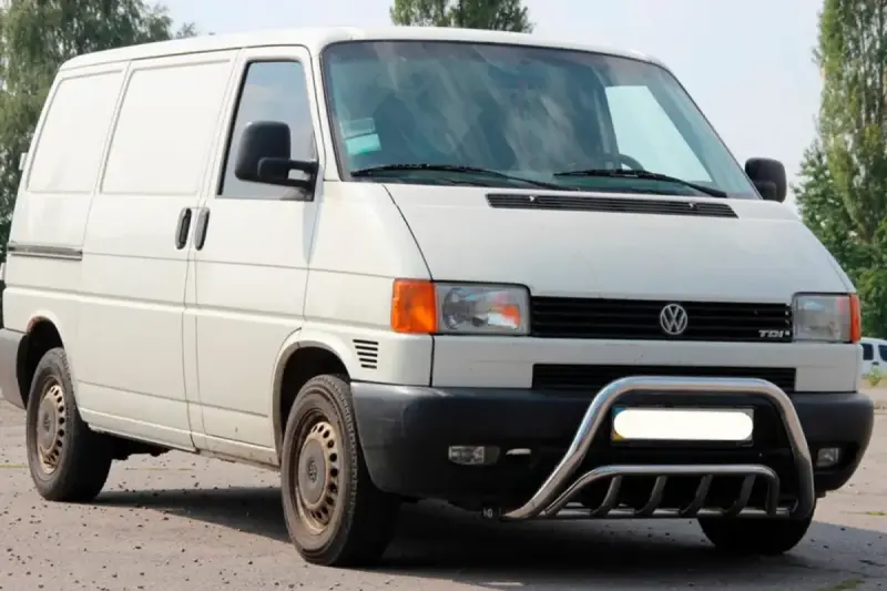 Кенгурятник WT002 60мм (нерж) для Volkswagen T4 Transporter 1990–2003
