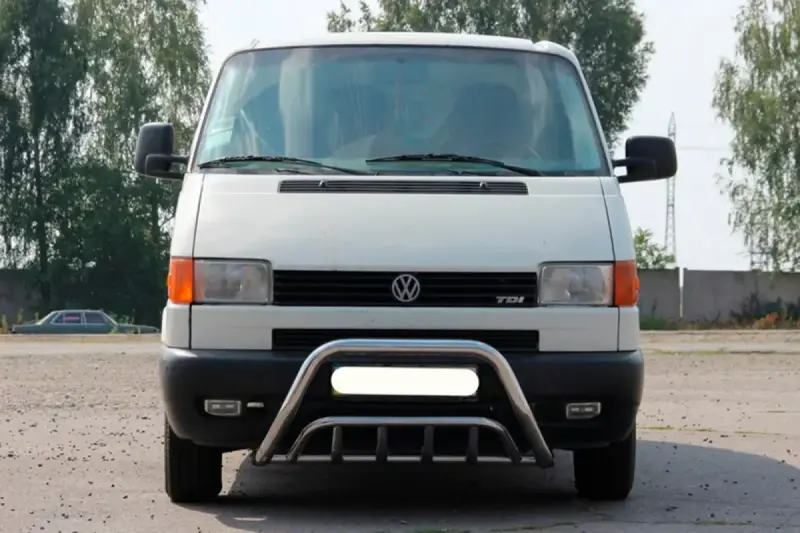 Кенгурятник WT002 (нерж) для Volkswagen T4 Caravelle/Multivan 1990–2003