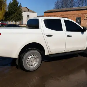 Бокові пороги Premium (2 шт., нерж.) Black для Fiat Fullback 2016–