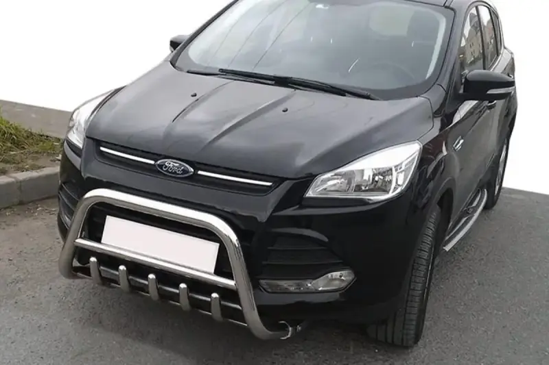 Кенгурятник WT003 (нерж.) для Ford Kuga/Escape 2013–2019