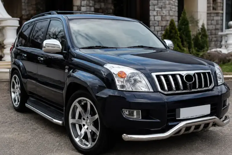 Передня дуга ST011 (нерж.) для Toyota Land Cruiser Prado 120 2002–2009