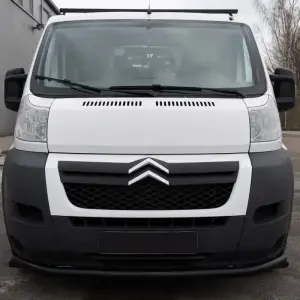 Передня дуга ST008 Black (нерж.) для Fiat Ducato 2006–2025