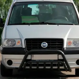 Кенгурятник WT002 Black (нерж) для Citroen Jumpy 1996–2007