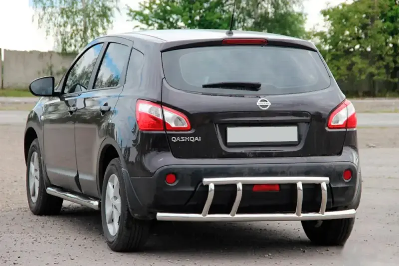 Задня дуга AK011 (нерж.) для Nissan Qashqai 2007–2010