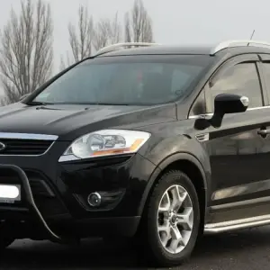 Кенгурятник WT003 Black (нерж.) для Ford Kuga 2008–2013