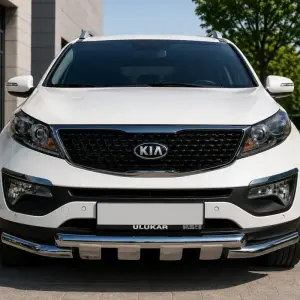 Передній захист ST009-15 (2013-2015, нерж.) для KIA Sorento II XM 2009–2014