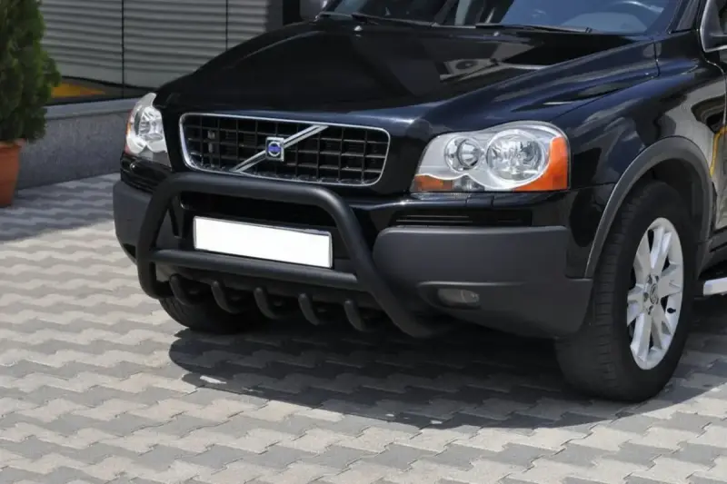 Кенгурятник WT003 Black (нерж.) для Volvo XC90 2002–2014