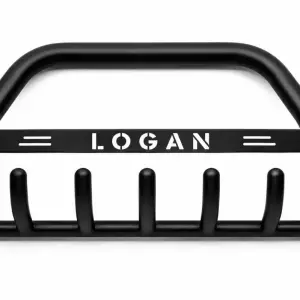 Кенгурятник WT004 Black (нерж) для Renault Logan MCV 2013–2022