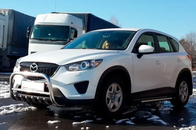 Передній захист WT021 (нерж.) для Mazda CX-5 2012–2017