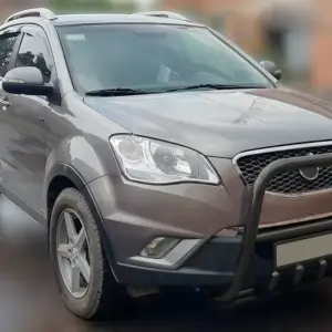 Кенгурятник F1-40 Black (нерж.) для SsangYong Korando 2010–2019