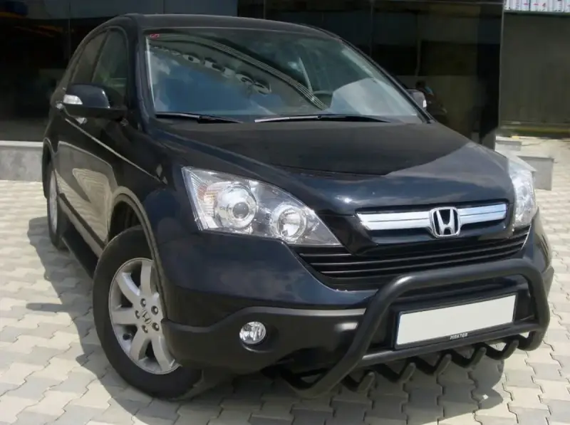 Кенгурятник WT003 Black (нерж.) для Honda CRV 2007–2011