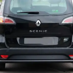 Задня дуга AK002 Black (нерж) для Renault Scenic/Grand 2009–2016