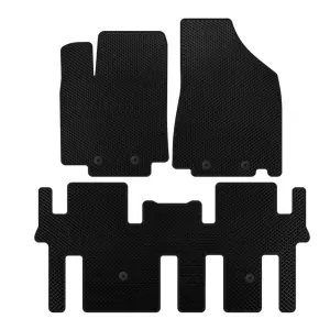 Килимки EVA (2 ряди, Чорний) для Nissan Pathfinder R52 2012–2021