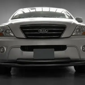 Передній захист ST014 Black (нерж.) для KIA Sorento I BL 2002–2009