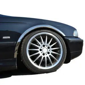 Накладки на арки (4 шт, нерж) для BMW 5 серія E39 1996–2003