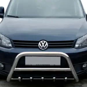 Кенгурятник WT003-4 (нерж) для Volkswagen Caddy 2015–2020