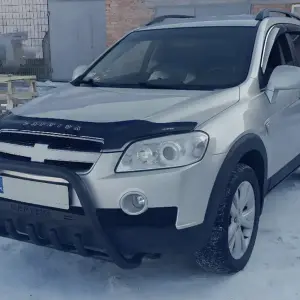 Кенгурятник WT004 Black (нерж) для Chevrolet Captiva 2006–2019