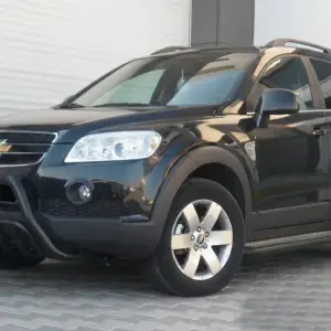 Передня дуга WT002 Black (нерж.) для Chevrolet Captiva 2006–2019