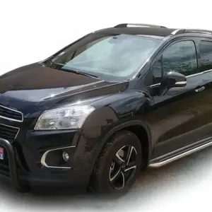 Передня дуга WT005 Black (нерж.) для Chevrolet Trax 2012–2023