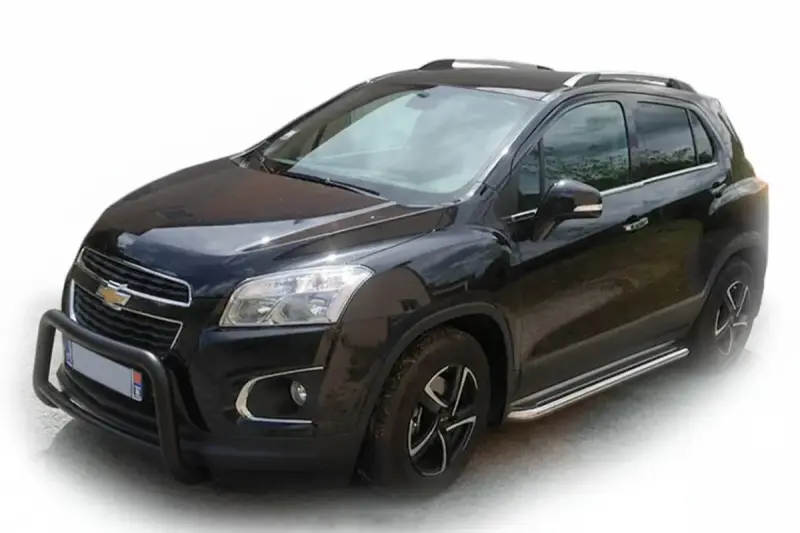 Передня дуга WT005 Black (нерж.) для Chevrolet Trax 2012–2023