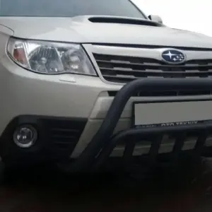 Кенгурятник WT002 Black (нерж.) для Subaru Forester 2008–2013