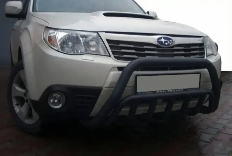 Кенгурятник WT002 Black (нерж.) для Subaru Forester 2008–2013