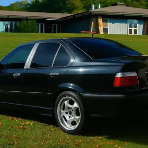 Хром на стійки (нерж.) для BMW 3 серія E36 1990–2000