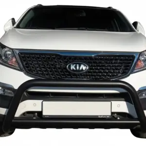 Кенгурятник WT005 Black (нерж.) для KIA Sorento II XM 2009–2014