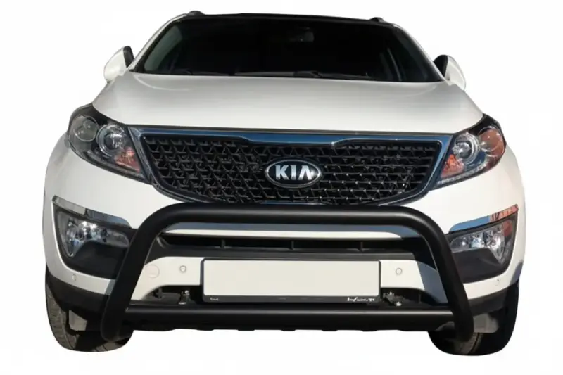 Кенгурятник WT005 Black (нерж.) для KIA Sorento II XM 2009–2014
