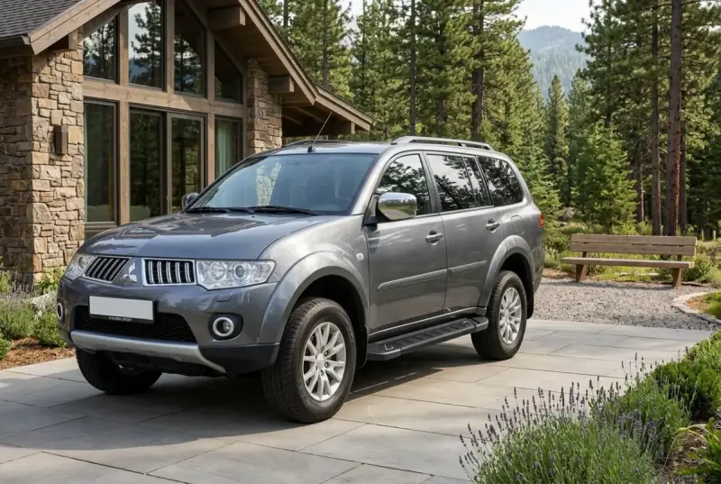 Бокові пороги RedLine Black (2 шт., алюміній) для Mitsubishi Pajero Sport 2008–2015