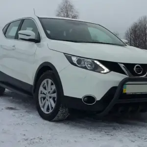 Кенгурятник WT003 Black (нерж) для Nissan Qashqai 2014–2021