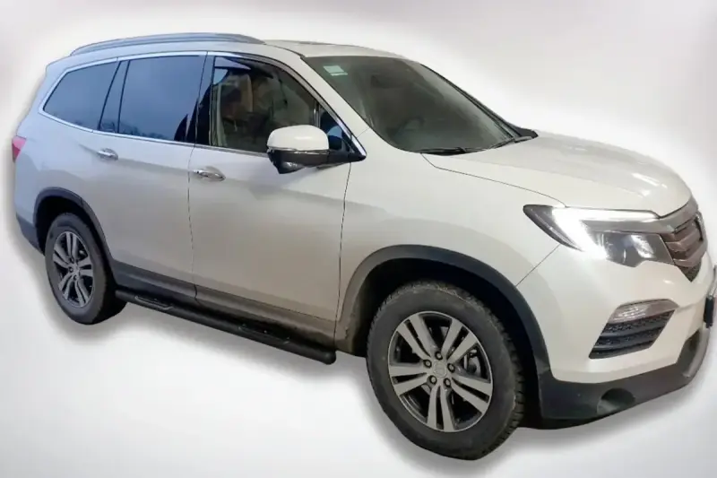 Бічні труби Black (2 шт., нерж) для Honda Pilot 2015–2022