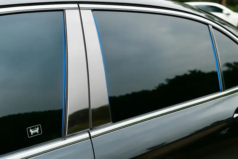 Молдинг дверних стійок (6 шт, нерж.) для Honda Civic Sedan VIII 2006–2011
