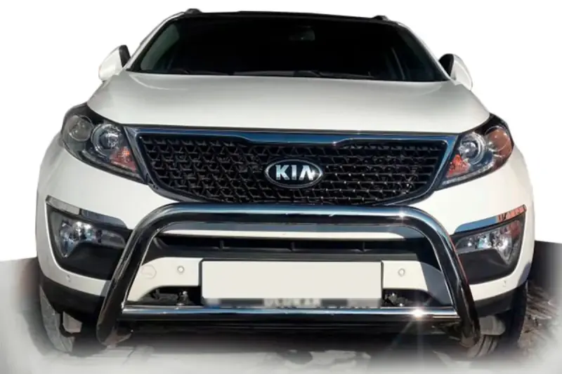 Кенгурятник WT005 (нерж.) для KIA Sorento II XM 2009–2014