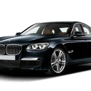 Ніздрі 1 Bar (чорний глянець з хром окантовкою) для BMW 7 серія F01/F02 2008–2015