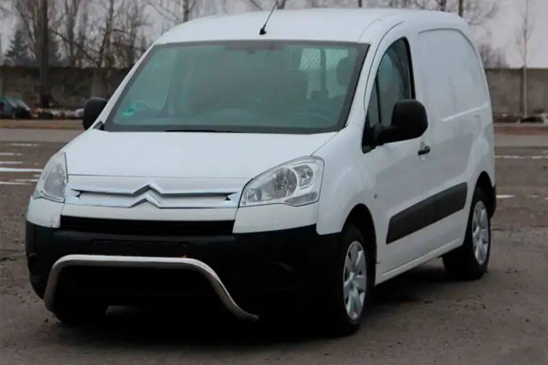 Кенгурятник WT007 (нерж.) для Citroen Berlingo 2008–2018
